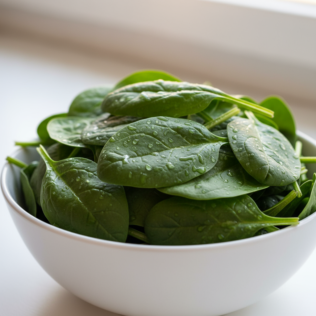 Свежий шпинат